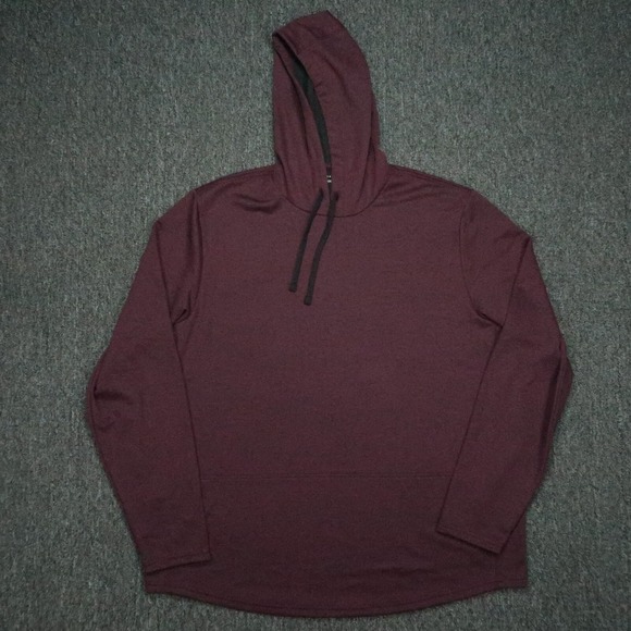 Travis Mathew Hoodie Mens 3XL Red Wine Upgraded Tech Golf Pullover Hooded NWT
